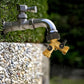 Brass Garden Hose Splitter 2 way Heavy Duty Y Splitter 2 Valves