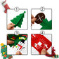 Felt Christmas Tree Set DIY with Removable Ornaments Xmas Hand Craft Decoration