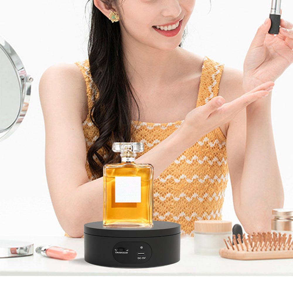 Motorized Rotating Display Stand Turner Cup Platform for Epoxy Glitter Tumbler 360 Degree Rotating Turntable Base