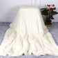 Solid Double-Sided Fuzzy Shaggy Blanket