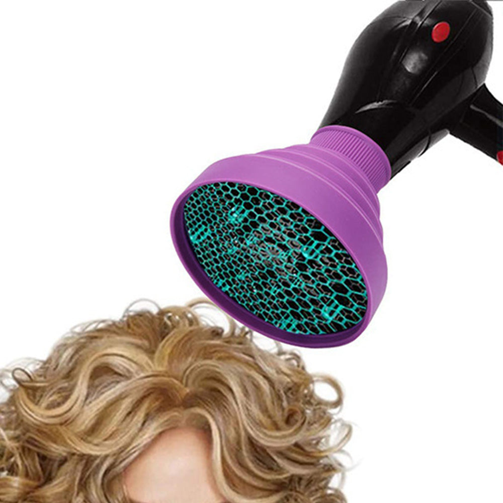 Foldable Silicone Hair Dryer Diffuser for Universal 4 to 5cm Nozzles