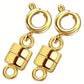 20-Piece Necklace Extender Set with Clasps for Jewelry and Bracelets