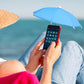 Mini Adjustable Sun Shade Phone Umbrella with Suction Cup Stand