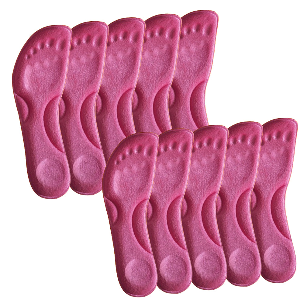 10 Pairs Constant Temperature Heated Insoles Memory Foam Arch Support Shoe Pads