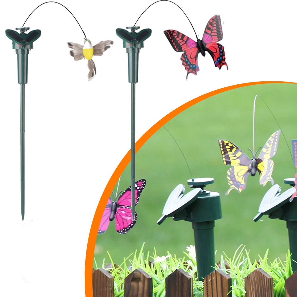 Solar Flying Butterfly Garden Decoration