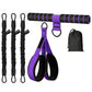 Pedal Resistance Band with Handle Adjustable Puller Exercise Bands for Home Gym Office