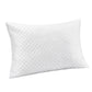 Cooling Shredded Memory Foam Pillows for Side Back Sleepers with Washable Cover-White