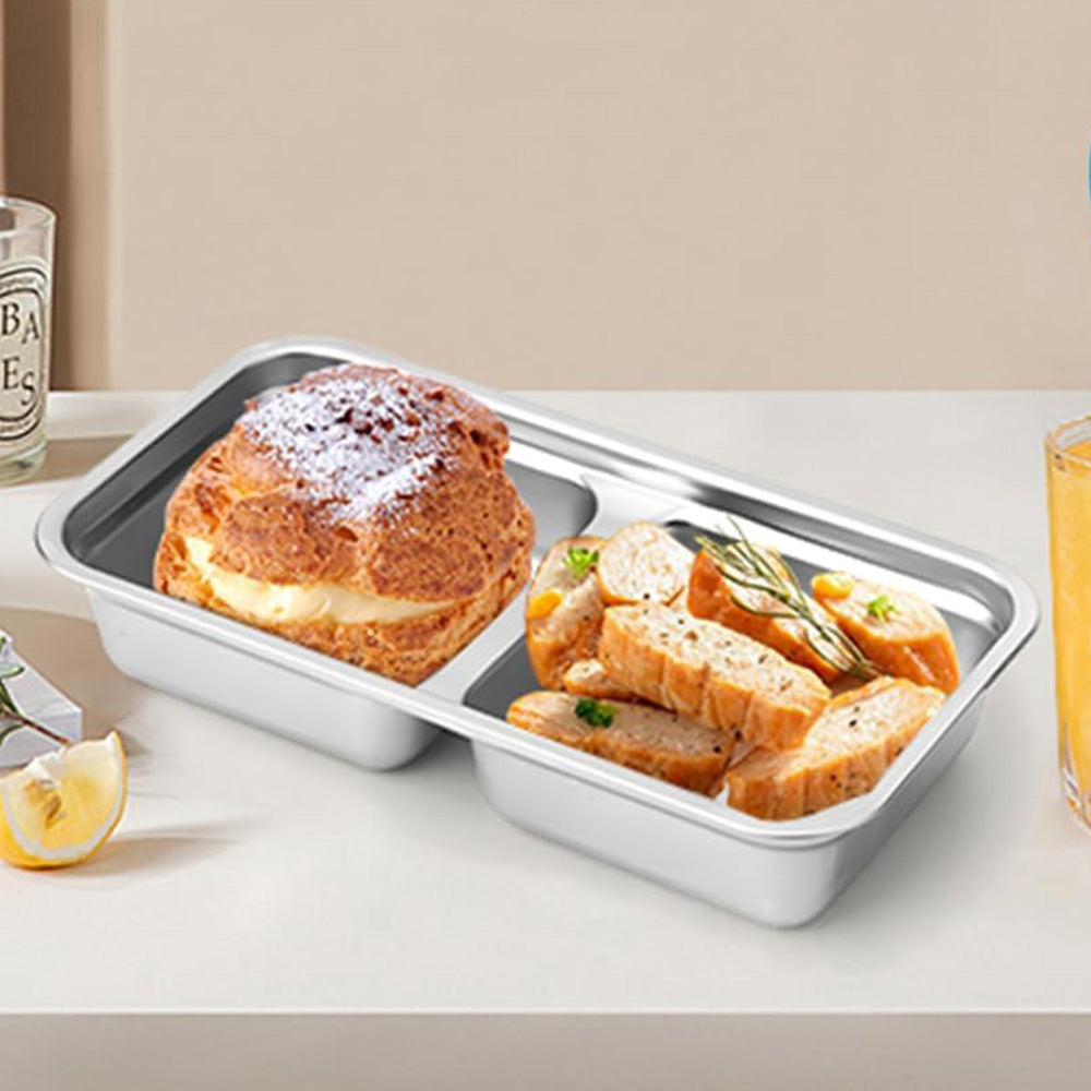 4Pcs Stainless Steel Grab and Go Snack Containers with Lids