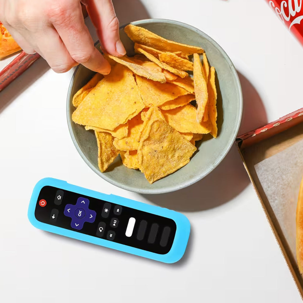 2 Pack Glow in The Dark Silicone Case Cover for Roku TV Remote