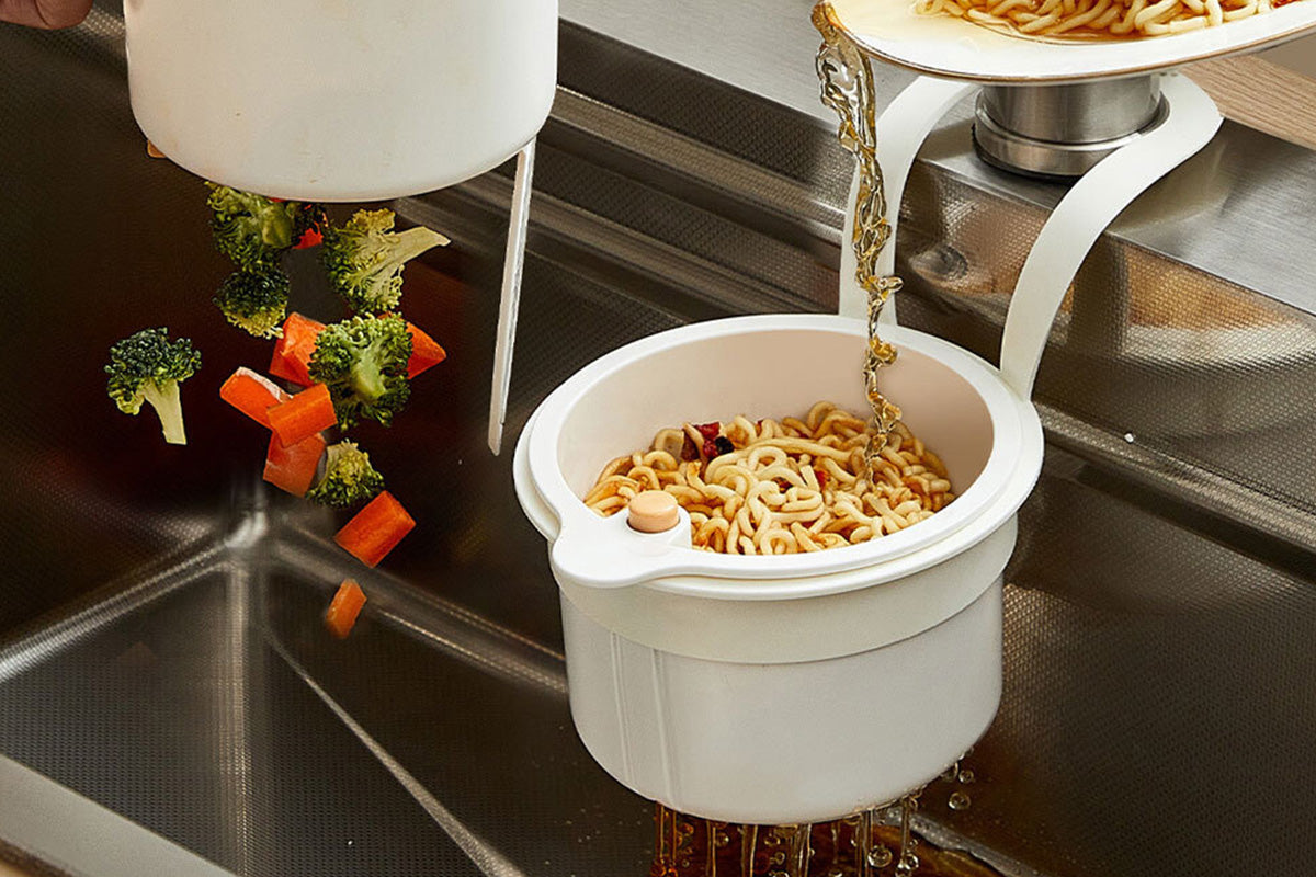 Sink Strainer Basket Hanging Kitchen Sink Stopper for Fruit Vegetable