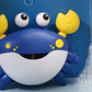 Crab Bubble Machine Bath Toy with Music for Little Ones Bath Time Fun