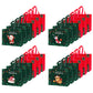 24Pcs Nonwoven Christmas and Halloween Handled Gift Shopping Bags