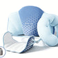Set of 3pcs Travel Self-Inflating Neck Pillow Lumbar Support Pillow Hanging Footrest