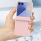 Case and Screen Protector for Samsung Galaxy Z Flip 8 with Hinge Cover