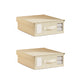 2Pcs Foldable Bed Sheet Storage Bins with Handle