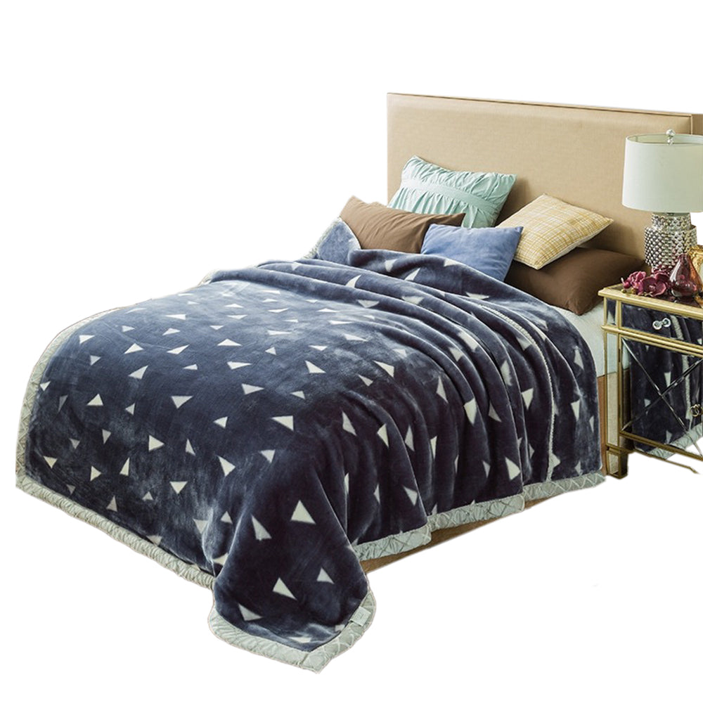 Double Layer Winter Warm Soft Raschel Blanket