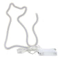 LED Cat Rainbow Neon Sign Lights Bedside Night Light Lamp Bedroom Wall Decoration