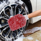 2PC Microfibre Wash Mitt Car Detailing High Density Long Pile Scratch Free Mitt with Elastic Cuff
