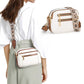 Women Shoulder Bag Cross Body Messenger Handbag with Wide Strap