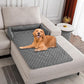 Plaid Water-resistant Sofa Pet Blanket Mat with Pillow