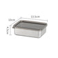 4Pcs Stainless Steel Airtight Food Storage Container with Lid for Refrigerator