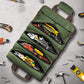 Roll-Up Hardware Tool Storage Bag with Detachable Zipper Pouch