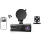 3 Channel Wi-Fi Dash Cam 2inch IPS Dash Cam Front and Rear Night Vision Dash Cam