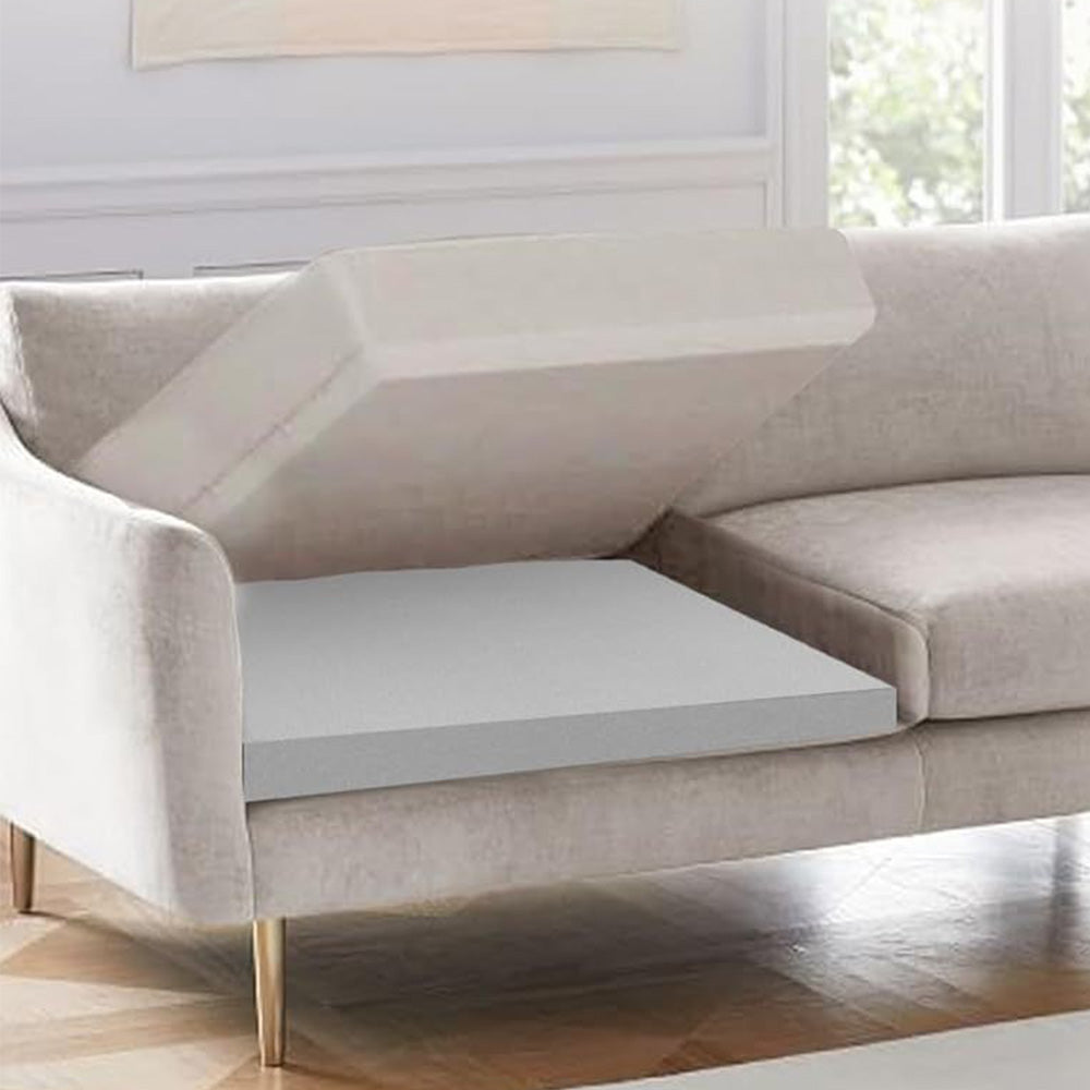 Comfortable Breathable Couch Cushion Support for Couches Sofa Office Chairs-Grey