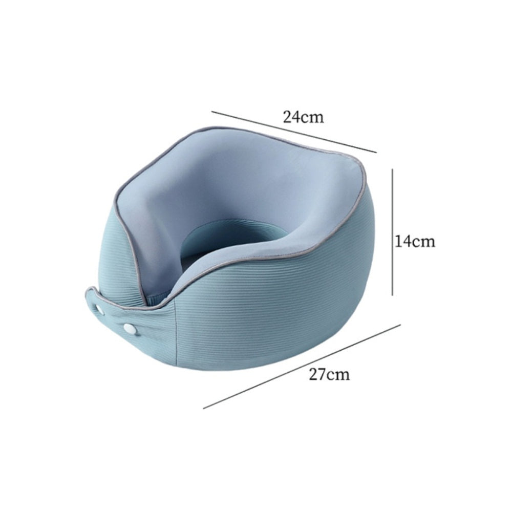Portable Hump Detachable Neck Pillow with Storage Bag