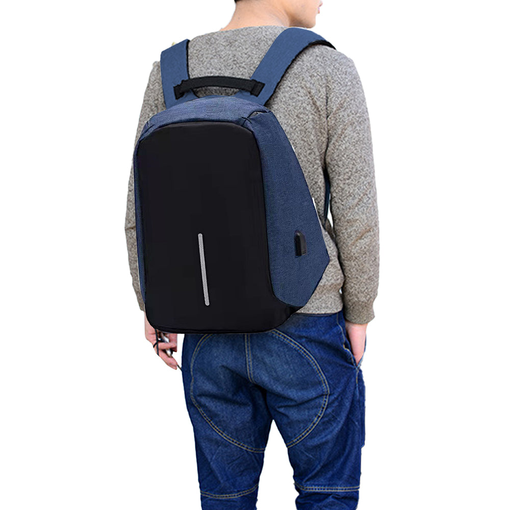 Anti-Theft Backpack School Travel Laptop Bag with USB Charging Port