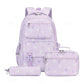 3 Piece Girls School Backpack Set with Lunch Bag Pencil Case