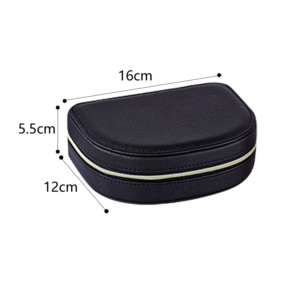 Portable Travel Jewelry Box Double Layer Jewelry Storage Case