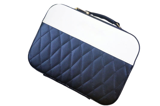 LED Mirror Makeup Case Hard Shell Rechargeable Lighted Cosmetic Organizer