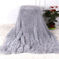 Solid Double-Sided Fuzzy Shaggy Blanket
