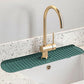 Silicone Sink Mat Quick Dry Sink Splash Guard for Kitchen and Bathroom-Green