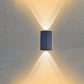 Solar Wall Light Up and Down Outdoor Water Resistant Landscape Light Fence Yard Lamp