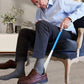 Long Handle Shoe Horn Adjustable Dressing Aid with S-Hook for Seniors