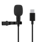 Clip-on Lapel Mini Lavalier Mic Microphone for Mobile Phone PC Recording-Type-C Type