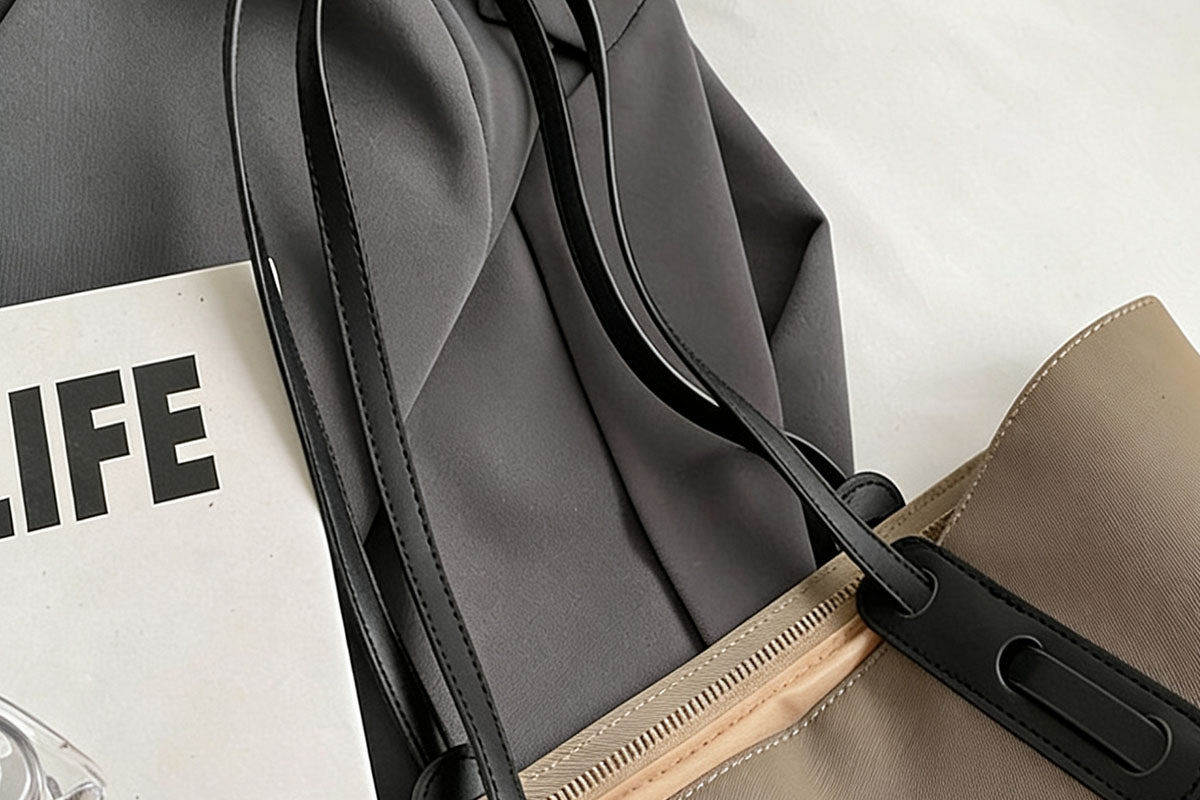 Large Capacity Tote Bag Laptop Shoulder Bag for Daily Commute Work School Shopping