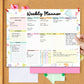 Weekly To Do List Notepad Undated Planner With 52 Sheets Weekly Planner