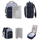 4-Piece Travel Backpack Set Weekender Essentials Backpack for Airplane Travel