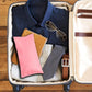 PU Leather Zipper Security Cash Bag