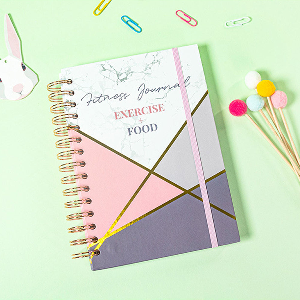 A5 Daily Exercise Planner Log Book for Women & Men
