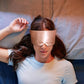 Silk Eye Mask Blackout Sleeping Face Hugging for Side Sleepers Pressureless