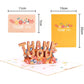 3D Fathers Day Pop Up Card with Insert for Best Dad Thank You Greeting Card