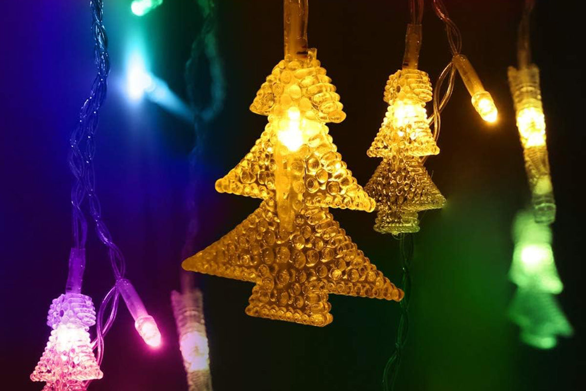 4m Curtain String Lights Waterproof Christmas Window Lights for Party Decorations