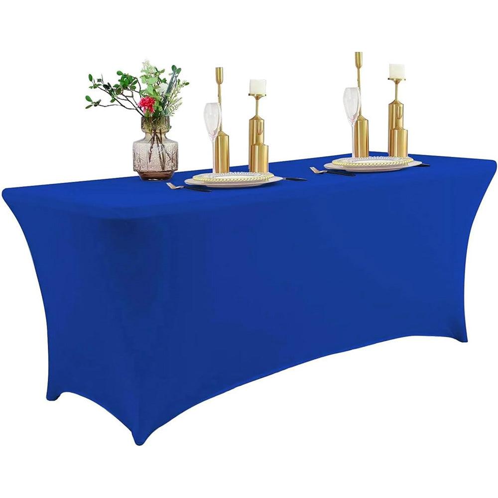 Spandex Fitted Tablecloth Rectangular Stretch Table Cover for Wedding Party