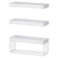 3 Tier Bathroom Shelf Wall Mounted Floating Shelf with Storage Basket
