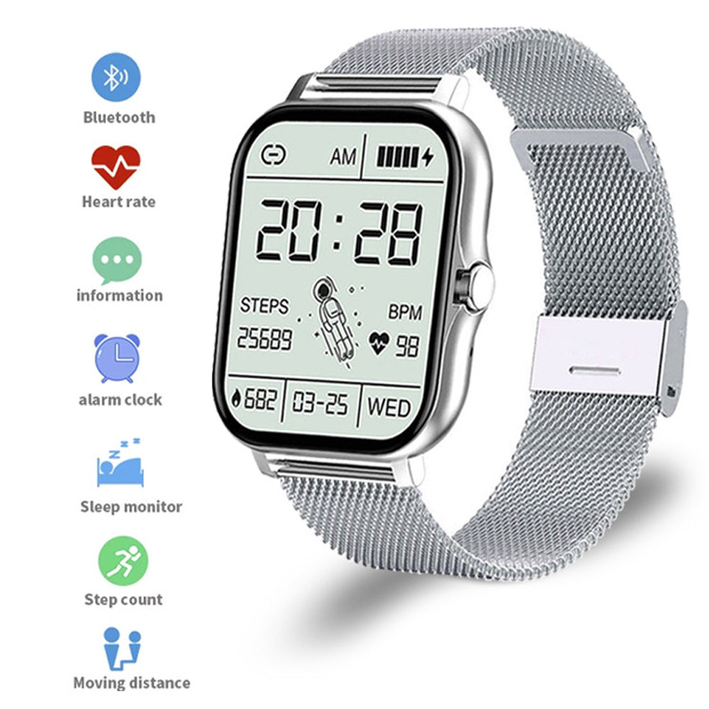 Bluetooth Smartwatch with Call Function and Fitness Tracking for Women and Men