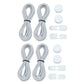 2 Pairs Elastic No Tie Shoelaces with Spring Lock for Adults and Seniors Easy On and Off